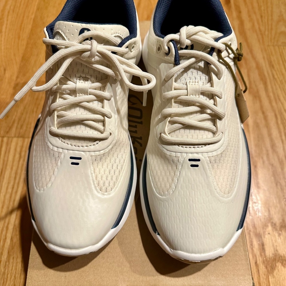 Olukai Makena WP White Sand Golf Shoe Men's 8M New with tags & in original Box
